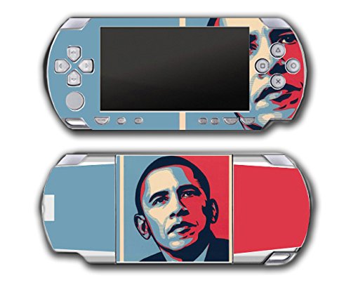 ברק אובמה מציית לעיצוב משחק וידאו ויניל מדבקה מדבקה עטיפה של Sony PSP פלייסטיישן נייד מקורי שומן 1000 מערכת סדרות