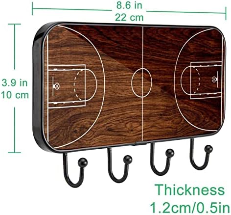 מחזיק מגבות קיר מתלה מגבת רכוב עיצוב אמבטיה חלוקת חלוק בגדים לבגדי רטרו כדורסל כדורסל חום מארגן אחסון קולב חום