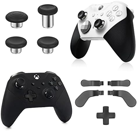 חבילת רכיבים של Tomsin עבור Xbox Elite Controller Series Series 2 Core, Xbox Elite 2 אביזרי בקר ליבה, כוללת 4 אצבע אצבע