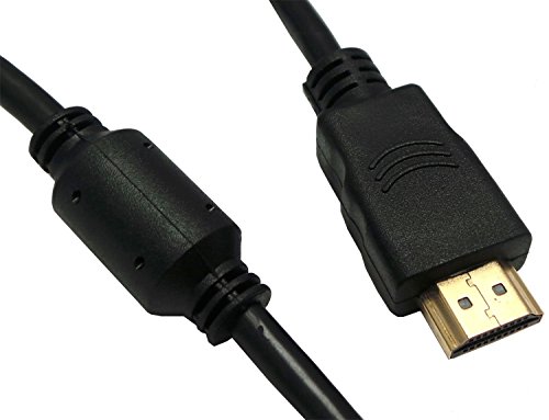 Cablevantage Premium 25 רגל 25ft HDMI Cablegold סדרת כבל HDMI במהירות גבוהה עם ליבת פריט עבור PS4, HD-DVR, כבל דיגיטלי/לוויין