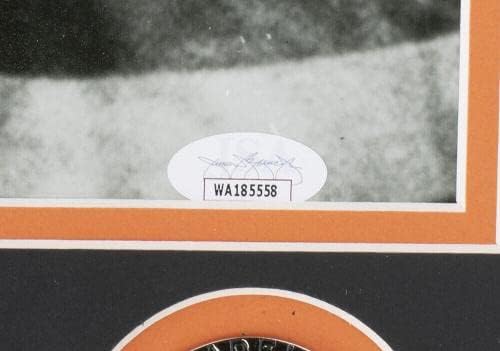 נדיר בובי קלארק ברני הורה חתום עלונים ממוסגרים 16x20 כוס צילום JSA - תמונות NHL עם חתימה