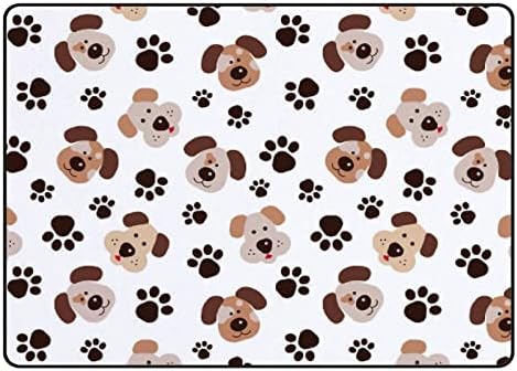 זוחל שטיח מקורה משחק מחצלת כלבים שזוף לסלון חדר שינה חינוכי חינוך חינוכי שטיחים שטיחים 80x58in