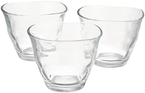 Aderia P-6654 כוס זכוכית, כוס, נדנפה כוס, L, 12.2 פלורידה, סט של 3, תוצרת יפן