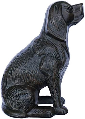 עיצוב לולו, פסל כלב ברזל יצוק פקק כלבים, שוקל 4.2 קג
