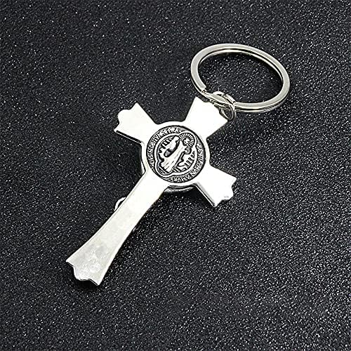 סילד סנט בנדיקט מחזיק מפתחות דתית קתולית מתנת זיכרון