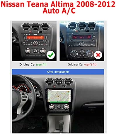 Bestycar 9''Android רדיו סטריאו לרכב לניסן טיאנה אלטימה Auto A/C 2008-2012 אוקטה ליבה אנדרואיד 10.0 מסך מגע יחידת יחידות תמיכה