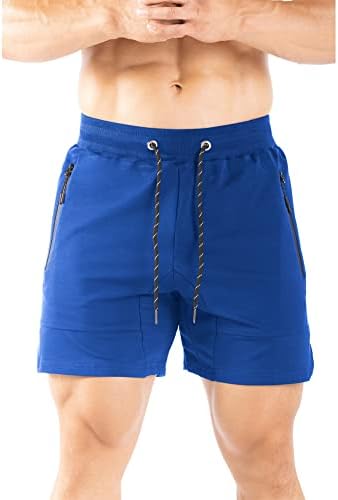מכנסי חדר כושר לגברים גרלובליים בגודל 5 מכנסיים קצרים באימון כושר המותאמים לריצות פיתוח גוף אתלטי לגברים עם כיסי רוכסן